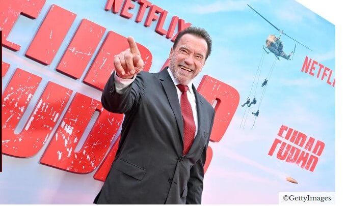 ARNOLD SCHWARZENEGGER DRIVES A TANK TO NETFLIX HQ IN NEW AD