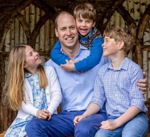 PRINCE WILLIAM STARS IN SWEET NEW Photographs WITH HIS 3 Children